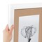 ArtToFrames Collage Photo Picture Frame with 5 - 4x6 inch Openings, Framed in White with Over 62 Mat Color Options and Plexi Glass (CSM-3966-153)